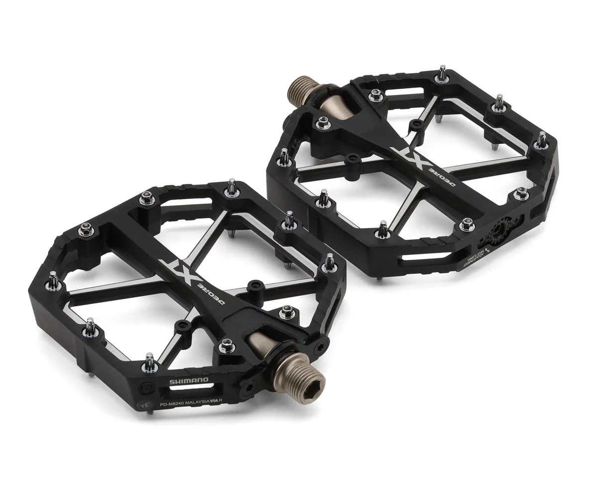 Shimano Deore XT PD-M8240 Flat Pedals (Black)